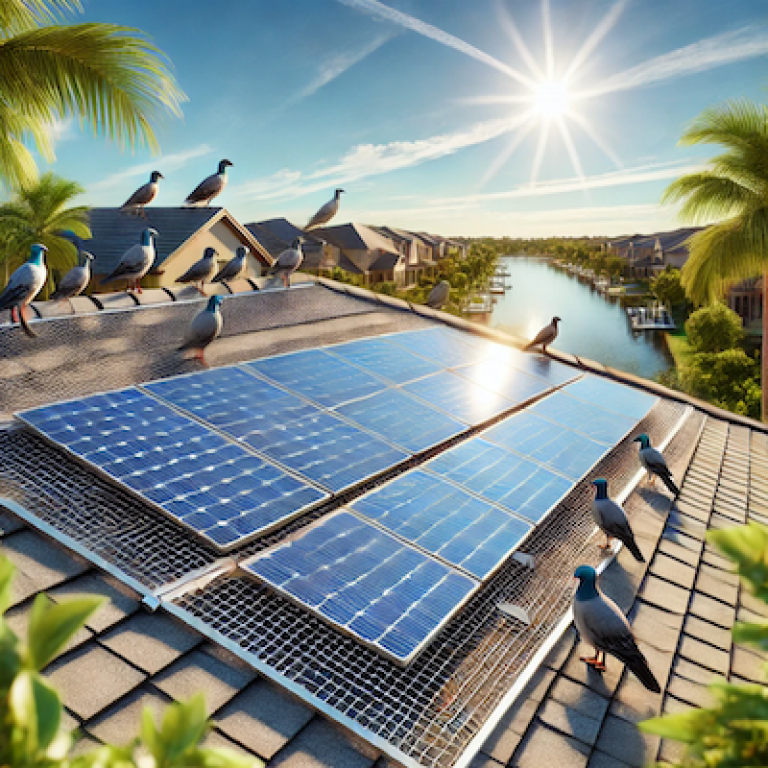 Birds Solar Panels